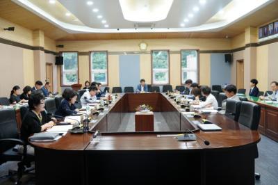 [NSP PHOTO]평택시의회, 주요사업·현안 논의 8월 정기 의원간담회