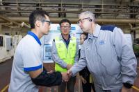 [NSP PHOTO]헥터 비자레알 GM 한국사업장 사장, 보령공장 방문·현장 경영 행보 박차