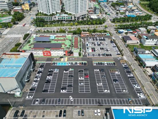 NSP통신-중마시장 주차장 확대, 새단장 (사진 = 광양시청)