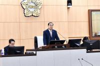 [NSP PHOTO]여수시의회, 시정 질문·답변 진행…안건 45건 처리