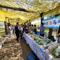 [NSP PHOTO]곡성군 귀농귀촌센터, 뚝방마켓 농산물 직거래장터 운영