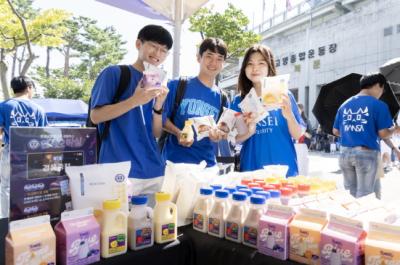 [NSP PHOTO]연세유업 연고전 지원연세오락실 컨셉으로 레트로 감성 부스 연출