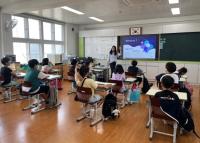 [NSP PHOTO]광양희망도서관, 초등학교 방문 찾아가는 코딩교육 큰 호응