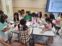 [NSP PHOTO]광양중마도서관, 김지영 그림책 작가와의 만남 성황리에 끝나