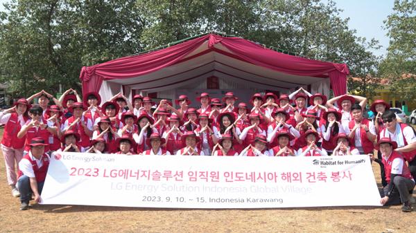 [NSP PHOTO]LG엔솔 임직원 첫 해외 봉사활동 진행