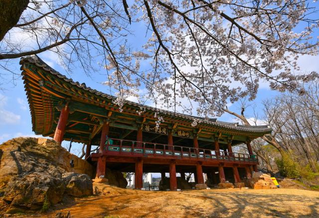 NSP통신-죽서루 전경 모습. (사진 = 삼척시)