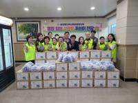 [NSP PHOTO]광양 중마동지역사회보장협의체, 추석 맞이 식료품 꾸러미 전달