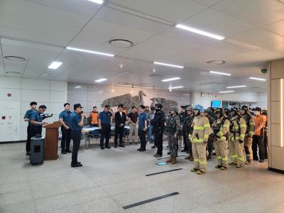[NSP PHOTO]김포경찰서, 폭발물 테러 대비 유관기관 합동훈련