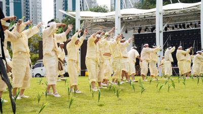 [NSP PHOTO]김포다담축제 홍성결성농요 보존회 축하공연