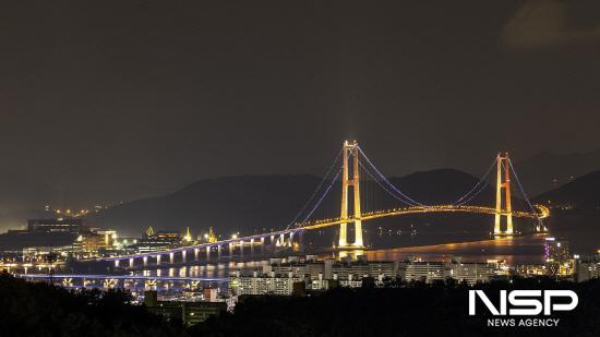 NSP통신-이순신대교 야경 (사진 = 광양시청)