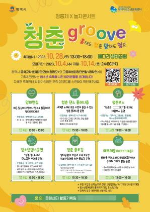 NSP통신-청소년축제 청춘GROOVE 참가자 모집 포스터. (이미지 = 평택시)