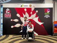 [NSP PHOTO]광양제철소 후원 장애인 볼링선수, 2023 싱가포르 오픈파라 볼링선수권대회서 4관왕 달성 쾌거