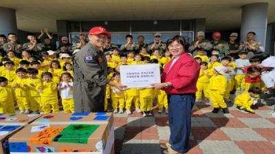 [NSP PHOTO]포항대학교 부속유치원·포항해병대 항공단, 46주년 자매결연 기념식 개최