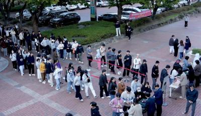 [NSP PHOTO]영진전문대, 중간고사 맞아 학생 응원 간식나눔 행사 성료