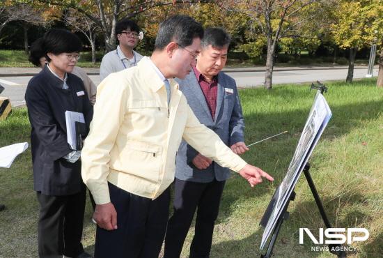 NSP통신-정인화 시장 금호동 도시재생 인정사업 추진 현장 점검 (사진 = 광양시청)
