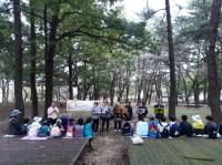 [NSP PHOTO]광양실버주택복지관, 칼림바반 자치활동 숲 속의 작은 음악회 열어