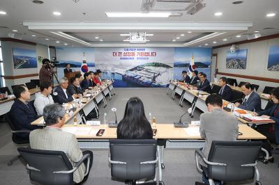 [NSP PHOTO]강릉시, 수출기업 대표들과 현장 소통 간담회 개최