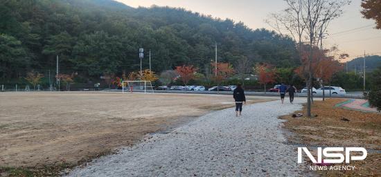 NSP통신-서천체육공원 조성된 장방형의 걷기좋은길 (사진 = 광양시청)