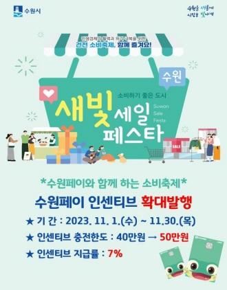 NSP통신-수원페이 인센티브 확대 안내문. (이미지 = 수원시)