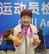 [NSP PHOTO]장수군장애인체육회 이근우 선수, 항저우 아시안게임 메달 획득