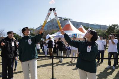 [NSP PHOTO]2024 강원 동계청소년올림픽, 제주 4번째 점화 행사 개최