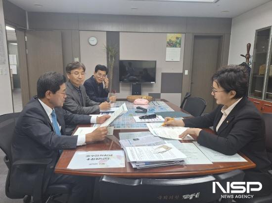 NSP통신-정인화 시장의 조수진 의원은 해당 사업들 설명 (사진 = 광양시청)