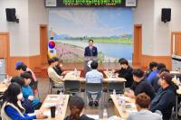[NSP PHOTO]장성군, 청년농업인과 현장지원단 간담회 개최