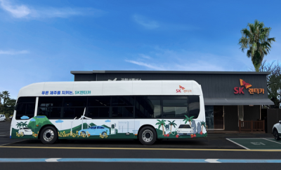 [NSP PHOTO]SK렌터카, 제주지점 셔틀버스 100% 전기차 전환