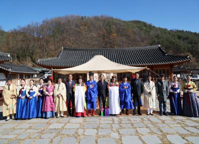 [NSP PHOTO]바르게살기운동영양군협의회, 다문화가정 전통 혼례식 개최
