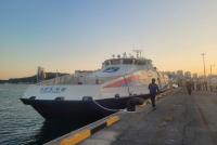 [NSP PHOTO]여수~거문 항로 예비 여객선 거문도사랑호 운항