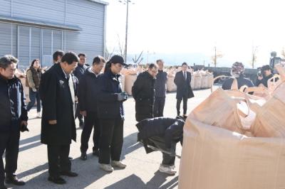 [NSP PHOTO]주낙영 경주시장, 공공비축미곡 수매현장 방문