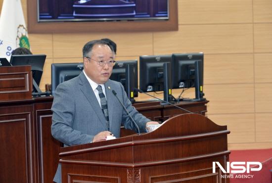 NSP통신-안영헌 의원 본회의서 5분 자유발언 (사진 = 광양시의회)