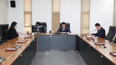 [NSP PHOTO]안동시의회, 시설관리공단특위 제6차 회의 개회