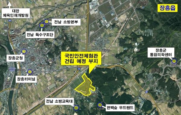 NSP통신-전남 국민안전체험관 사업 예정지. (사진 = 장흥군)