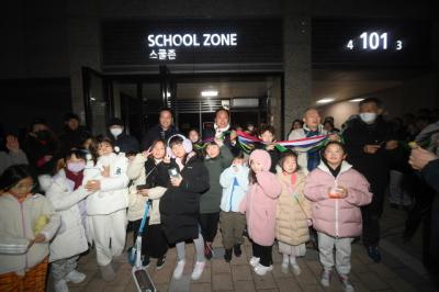 [NSP PHOTO]오산시, 아파트 야간경관조명 4호 점등식 개최