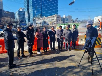 [NSP PHOTO]안양시의회 도시건설위, 우·오수 분류화사업 민원발생 현장 점검