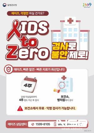 NSP통신-AIDS to Zero 캠페인 포스터 (이미지 = 광양시청)