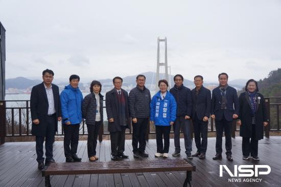 NSP통신-권향엽 후보 등록 이후 첫 행보로 이순신대교 방문 (사진 = 권향엽 국회의원 예비후보자)