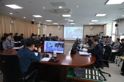 [NSP PHOTO]전남경찰, 지휘부 화상회의 열고 연말연시 정성치안 점검
