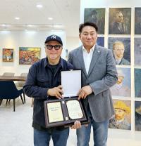[NSP PHOTO]김진부 CNB뉴스 기자, 문화예술 발전 경기도의회 의장상 수상