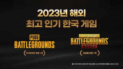 [NSP PHOTO]배틀그라운드, 2023년 해외에서 최고 인기 한국 게임 1위