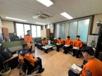 [NSP PHOTO]정강옥 광양소방서장, 직원 소통 위한 현장부서 초도방문