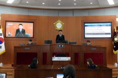 [NSP PHOTO]오산시의회, 2024년 첫 임시회 행동하는 의회 되겠다
