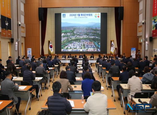 [NSP PHOTO]주낙영 경주시장, 갑진년 첫 시작 더 나은 경주조성 주문