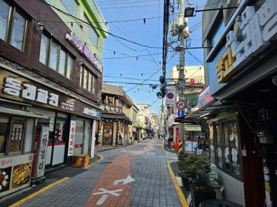 [NSP PHOTO]성남시, 신흥로데오거리 142m 간판개선 사업 완료 쾌적한 거리 탈바꿈