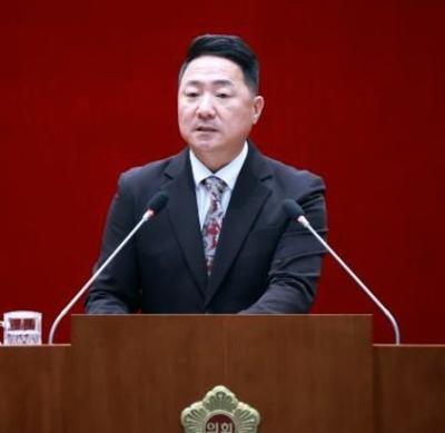 [NSP PHOTO]정용한 성남시의회 국힘 대표의원, 민선 8기 당면과제 제시·이행 촉구