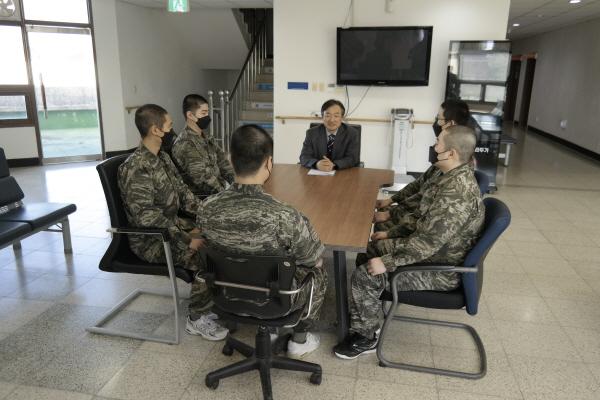 [NSP PHOTO]임재하 병무청 병역자원국장, 해병대교육훈련단 신체검사 현장 방문... 현장의 소리 청취