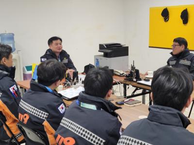 [NSP PHOTO]최민철 강원소방본부장 정선 하이원리조트 등 현장점검