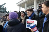 [NSP PHOTO]권향엽 국회의원 예비후보, 이태원참사특별법 거부 규탄대회 참석 윤석열 대통령 강력 비판