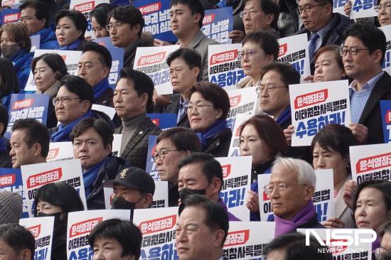 NSP통신-10.29 이태원 참사 특별법 거부권 행사 윤석열 정권 규탄대회에 참석한 권향엽 국회의원 예비후보 (사진 = 권향엽 국회의원 예비후보 홍보실)
